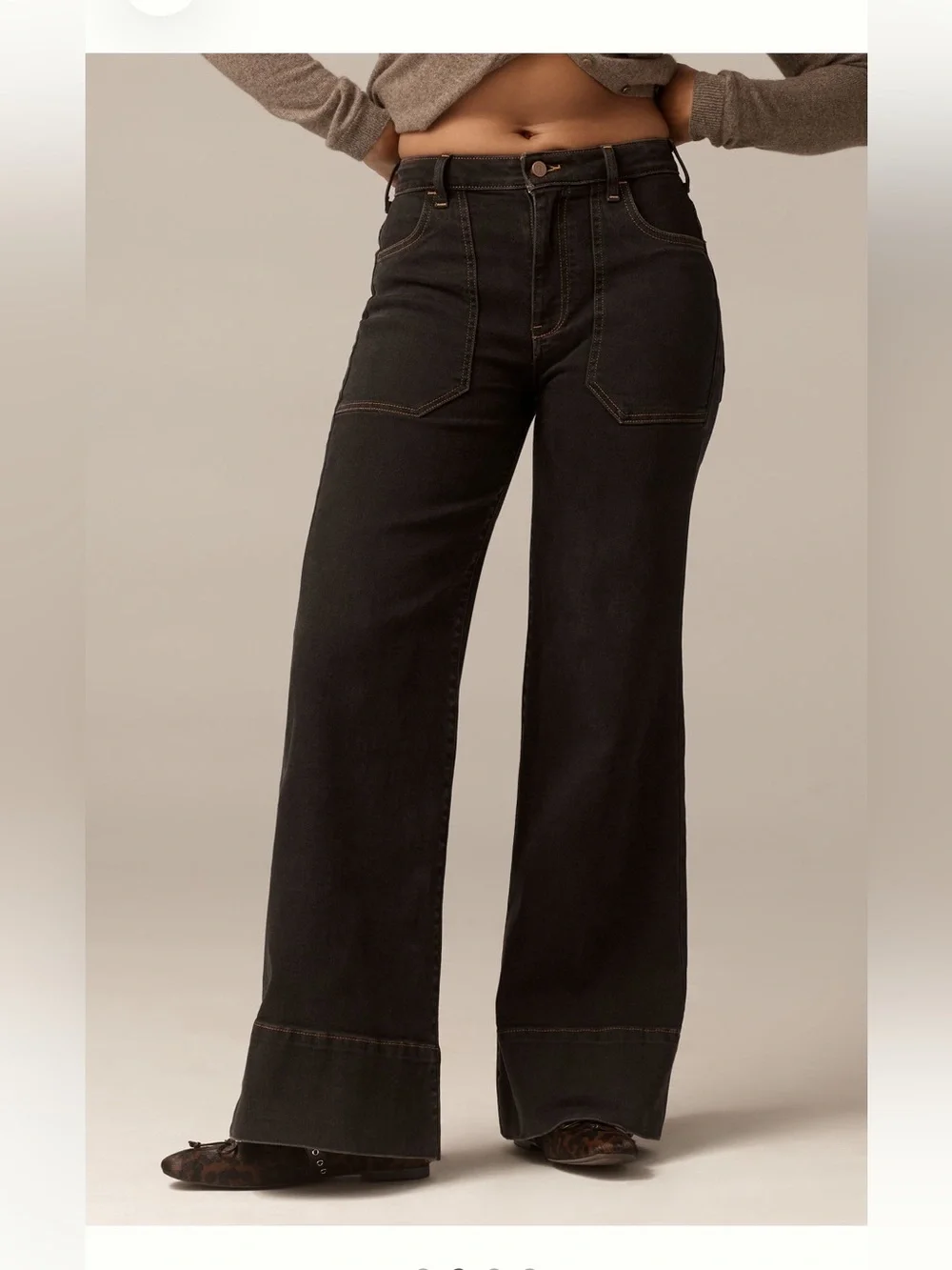 NWT The Rylan Curvy High-Rise Flare Jeans by Pilcro - Picture 3 of 6
